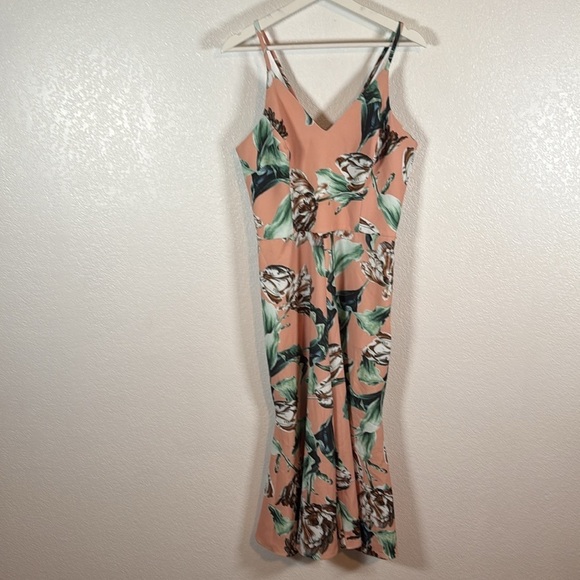 PatBo Revolve Tropical Resortwear Jumpsuit Made in Brazil Size 8 - Picture 3 of 10